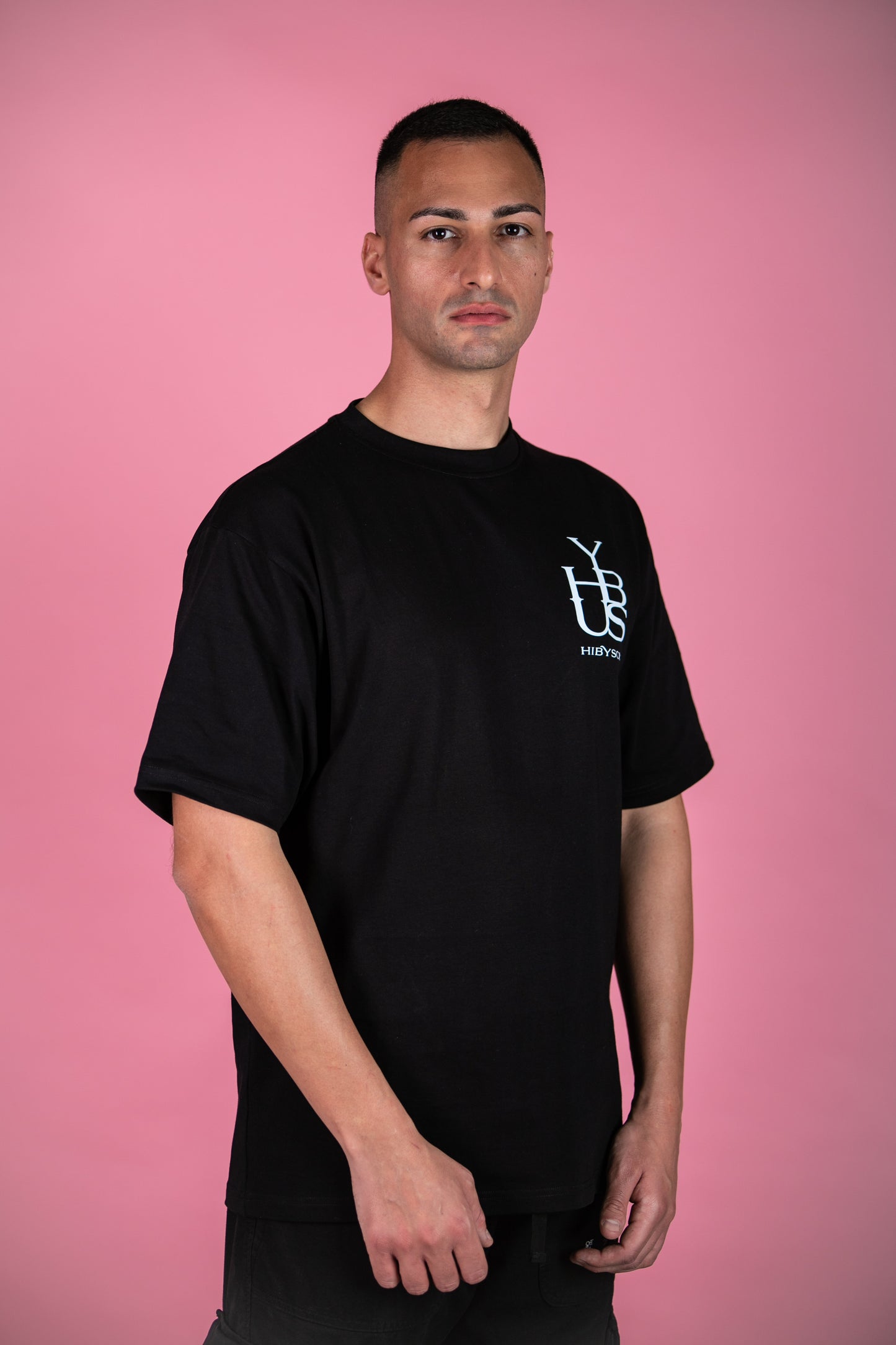 T-SHIRT HIBYSCUS - BLACK (PRESALE)